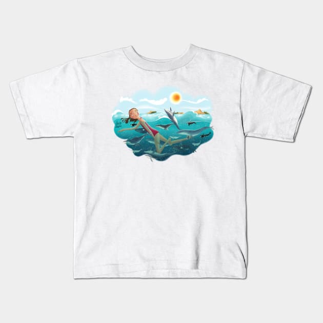 Summer Kids T-Shirt by Lu Lapin